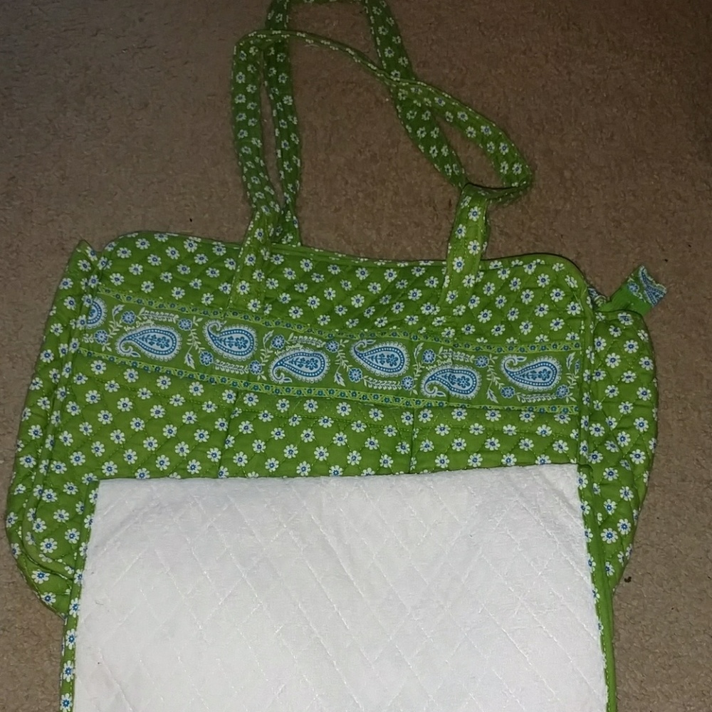 Vera Bradley vintage green baby bag